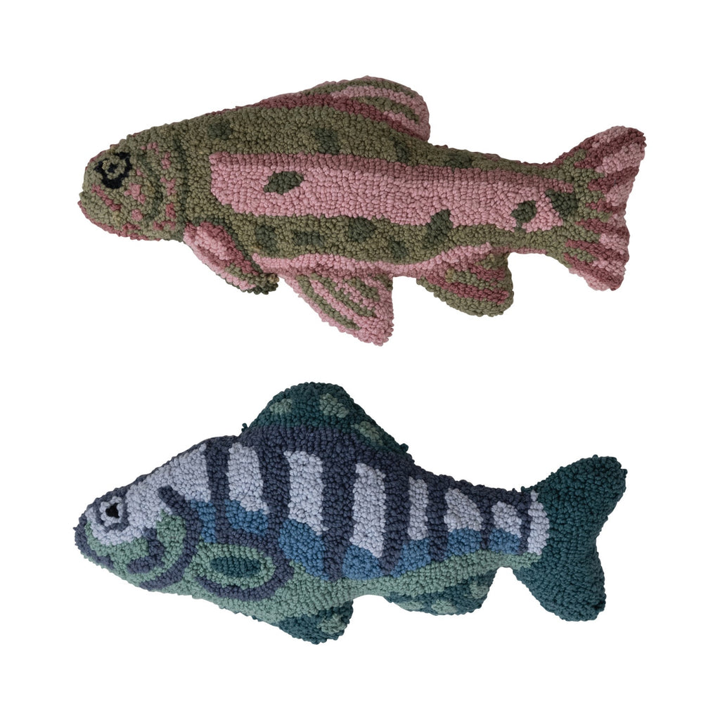 Woven Fish Pillow (2 colors)