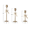 Golden Bow Candlesticks (3 sizes)