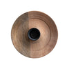 Mango Wood Glass Hurricane