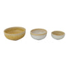 Saffron Glazed Bowls (set of 3)