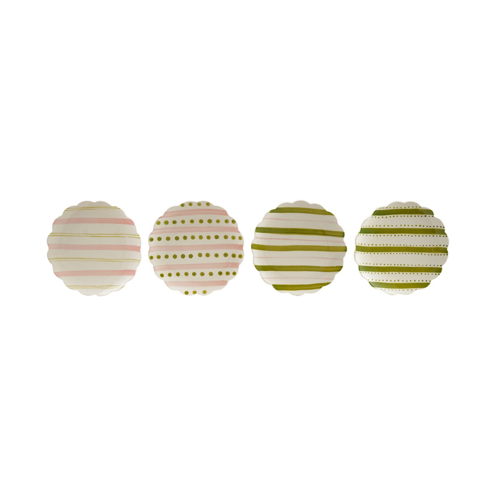 Scalloped Edge Plates