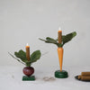 Carrot Toleware Taper Holder