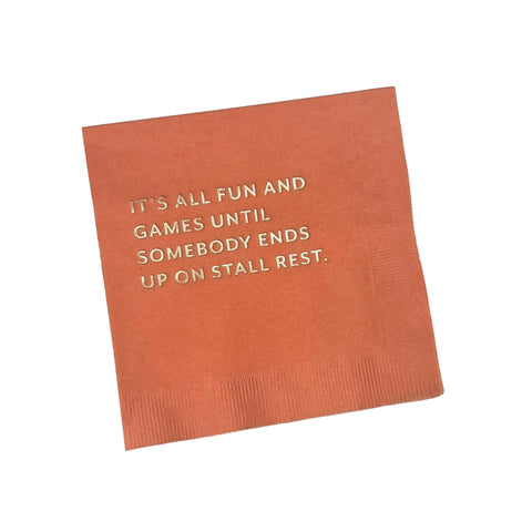 Stall Rest Cocktail Napkins