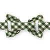 Green Gingham Bow Tie