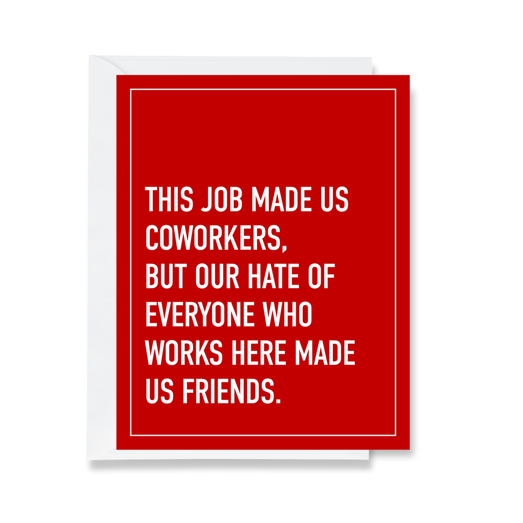 Coworkers Friends Card