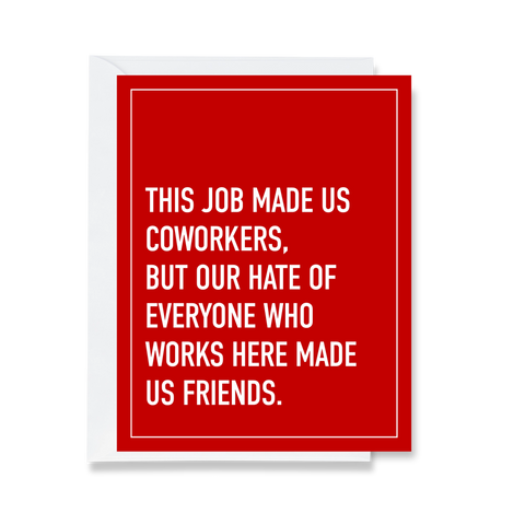 Coworkers Friends Card