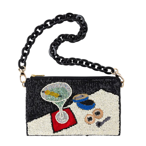 Martini & Caviar Beaded Bag