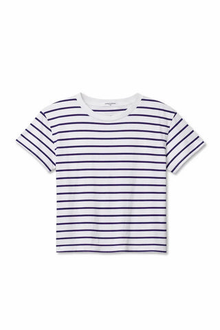 Everrett Violet Boxy T-shirt