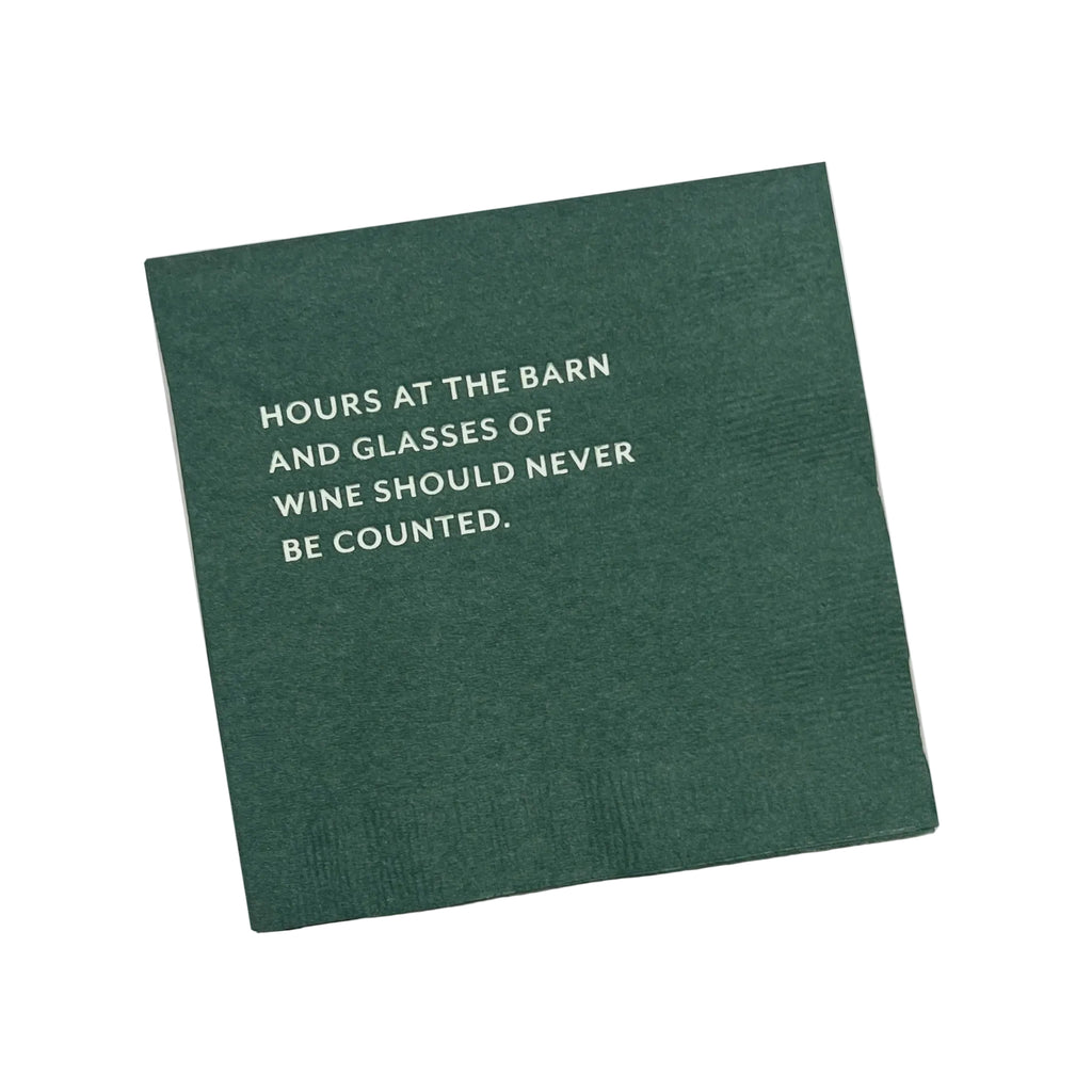 Never Count Cocktail Napkins