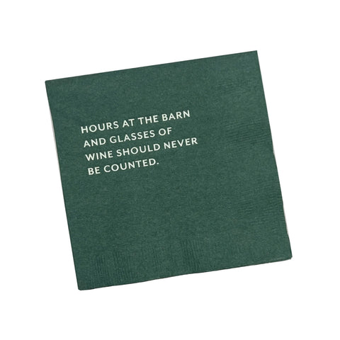 Never Count Cocktail Napkins