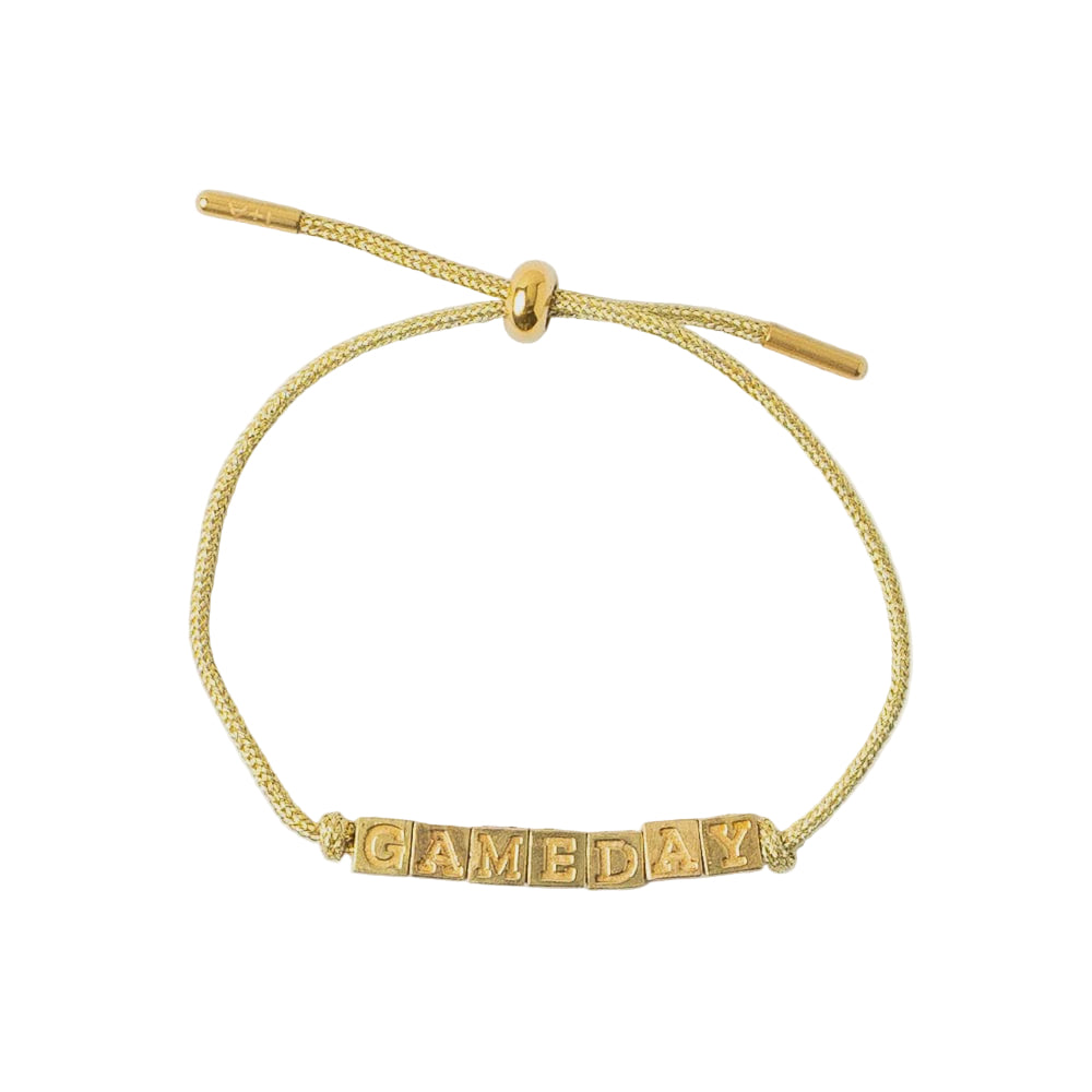 Game Day Goldie Adjustable Bracelet