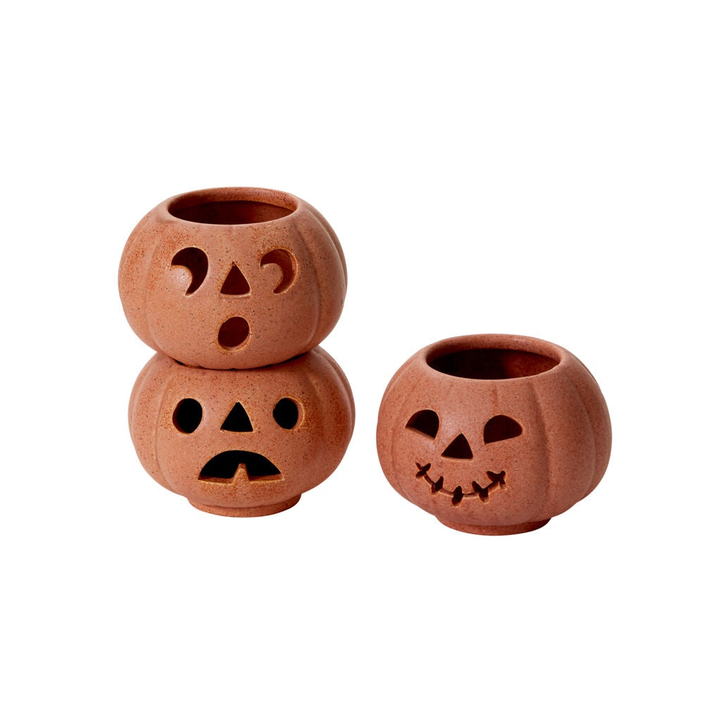 Grinning Pumpkins (Set of 3)