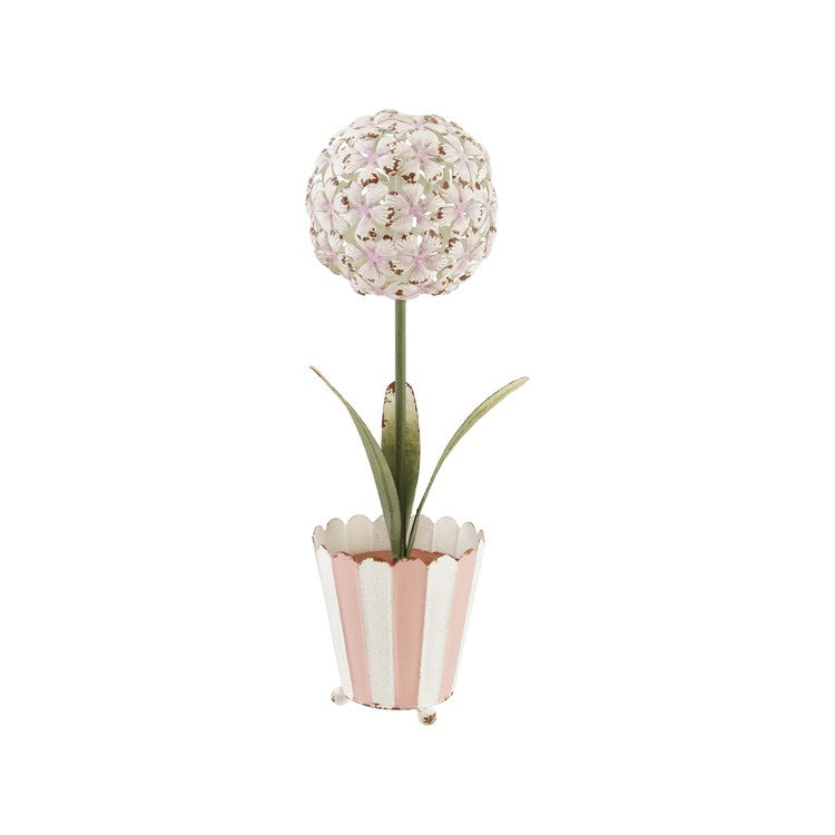 Potted Metal Flower