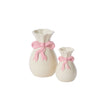 Small Pink Bow Vase