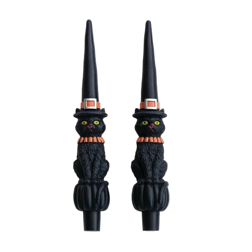 Black Cat Taper Candles
