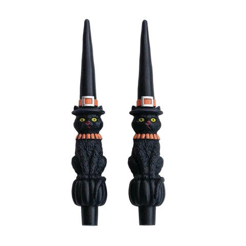 Black Cat Taper Candles