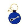 Kelsey Caviar Bag Charm/Key Ring
