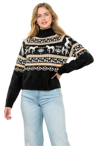 Fair Isle Horse Sweater