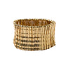 Winnie Wide Brass Stretch Bracelet