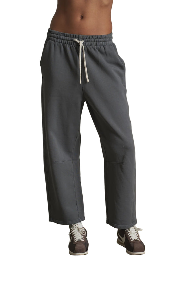 Fallon Charcoal Barrel Sweat Pant