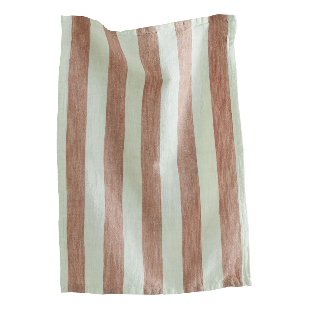 Striped Pink Dishtowel