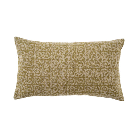Plumeria Linen Pillow