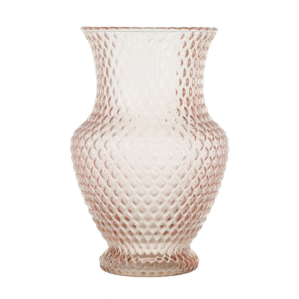 Roseland Pink Glass Vase (large)