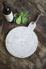 White Marble Round Cutting Board