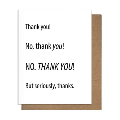 No, thank you Card