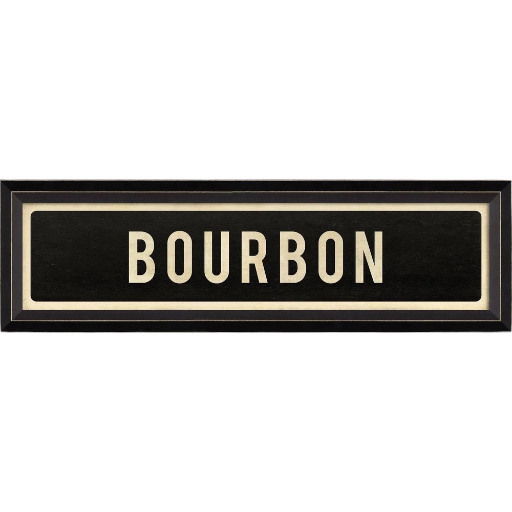 Bourbon - Street Sign