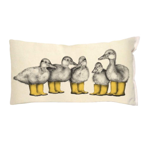 Rain Boot Duckling Pillow