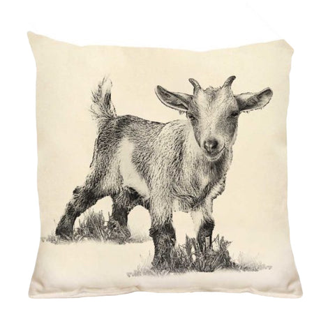 Cutest of All Time Goat Pillow