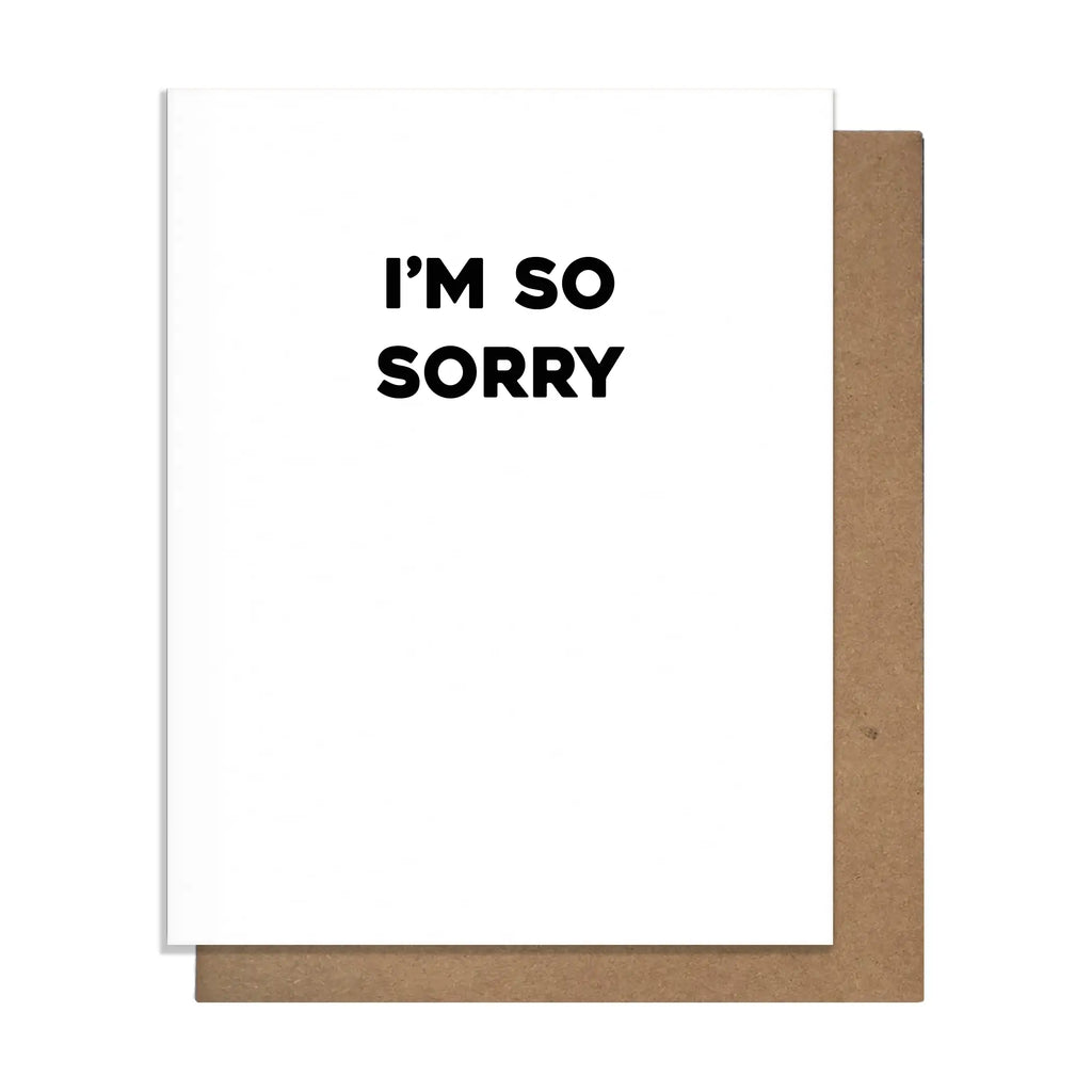 I'm So Sorry Sympathy Card