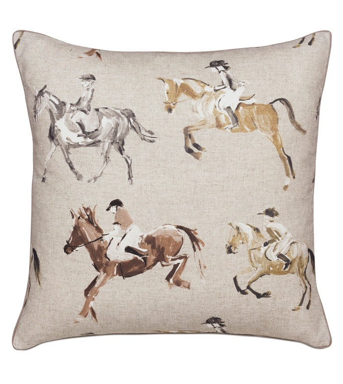 Giddy Up Equestrian Pillow