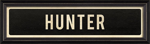 Hunter & Jumper Street Sign