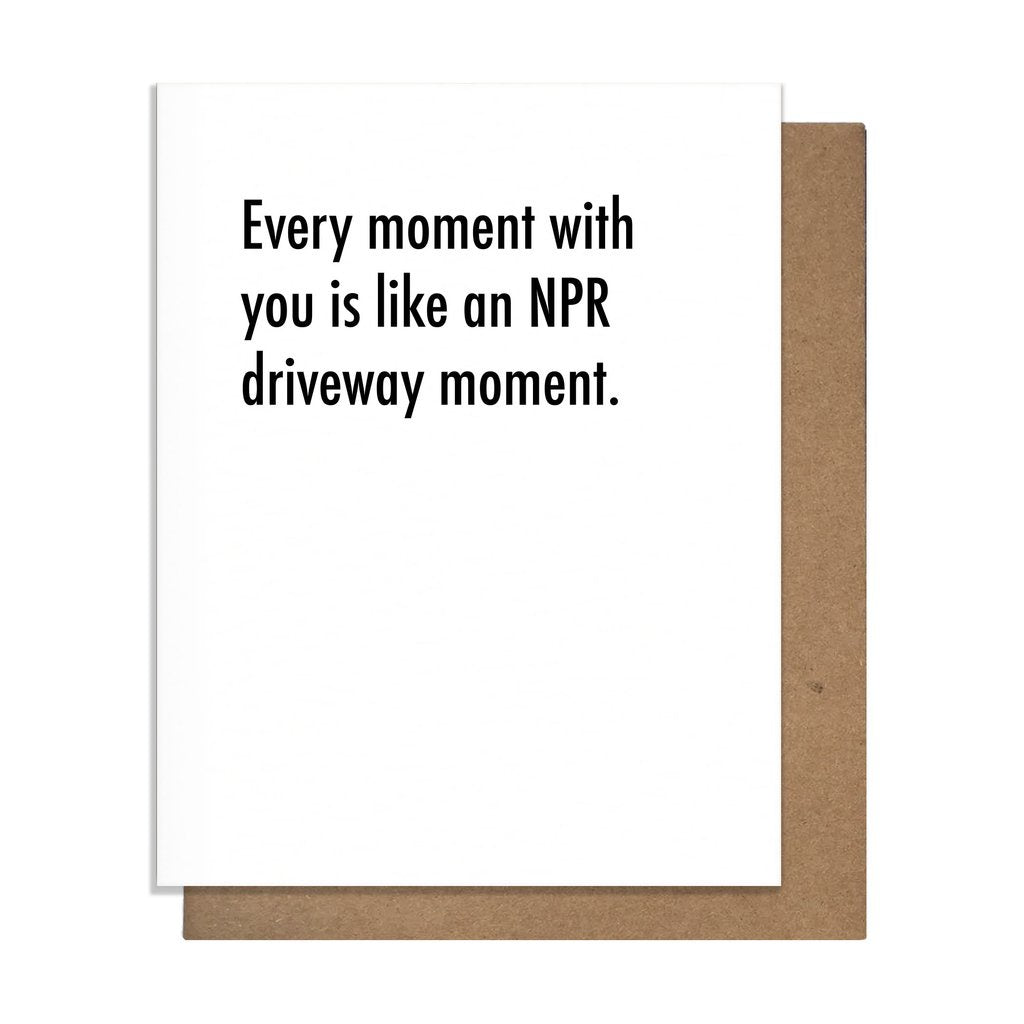 NPR Driveway Moment Card