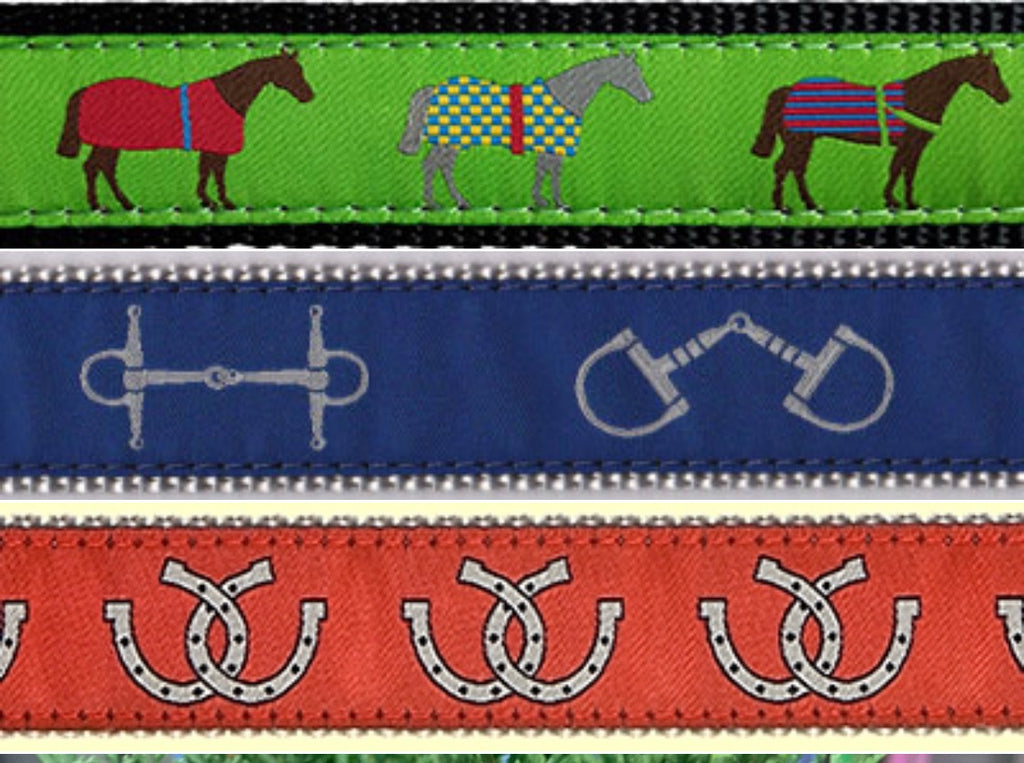 Equestrian Ribbon Dog Leashes